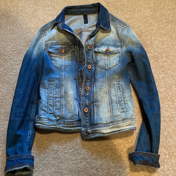 United Colors Of Benetton Jackets & Blazers - Benetton faded Jeans jacket
